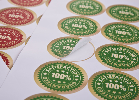 round stickers - digital printing