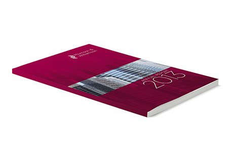 Perfect bound printed brochures - Digital Printing