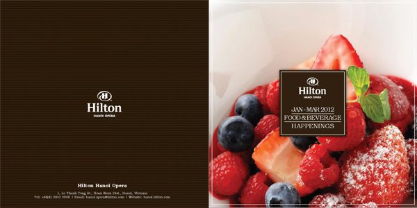 Hilton food brochure - Digital Printing Blog